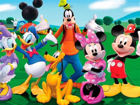 Goofy Mickey Mouse Donald Duck Daisy And Pluto Hd Wallpaper Download