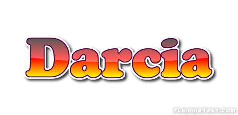 Darcia Logo Free Name Design Tool From Flaming Text