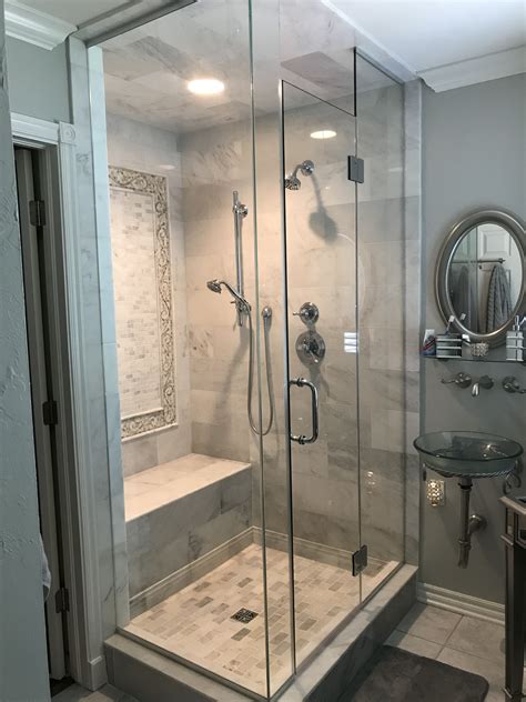 Marble Shower Bathroom Remodel Shower Bathroom Design Amazing Bathrooms