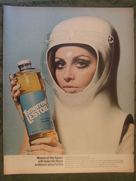 PUBLICITE SEXISTE Lestoil produits ménagers Retro ads Vintage ads Retro futurism