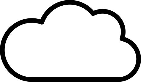 Blank Cloud Svg Png Icon Free Download 39379 Onlinewebfontscom