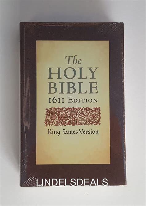 The Holy Bible King James Version Kjv 1611 Edition With Apocrypha