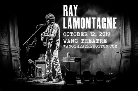 Ray Lamontagne Tickets 12th October Wang Theatre In Boston
