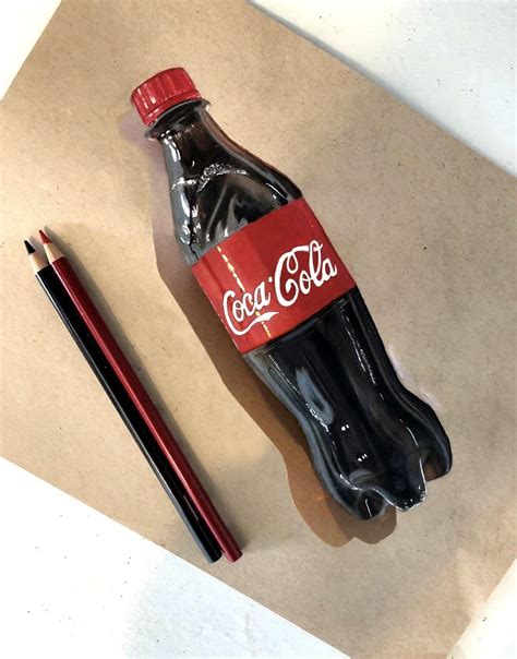 Incredibly Realistic Drawing Of A Coca Cola Bottle Twitter Rtoptalent