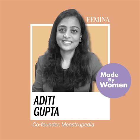 Femina On Twitter Aditi Gupta Managing Partner And Co Founder Of Menstrupedia Is A Ted