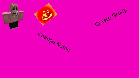 How To Change Your Name And Make A Group Roblox Youtube