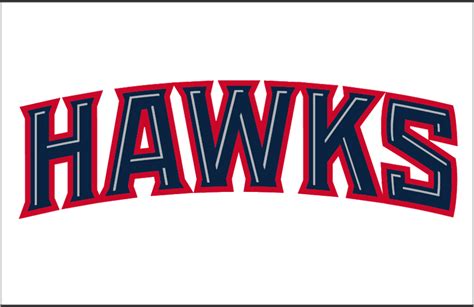 The font works but the hawk looks off. Atlanta Hawks Jersey Logo - National Basketball ...