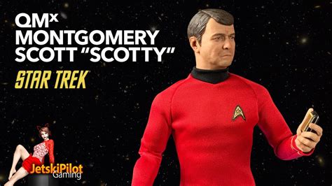 Qmx Star Trek Tos Scotty 16 Scale Figure Unboxing And Review Youtube