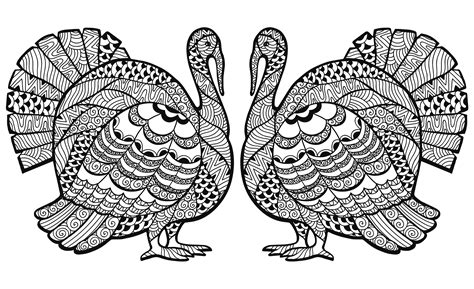 Thanksgiving Coloring Pages For Adults To Download And Print For Free