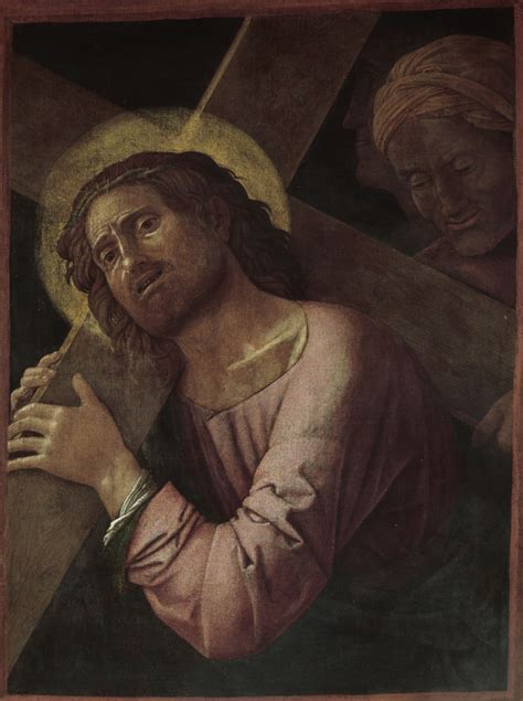 Andrea Mantegna Christ Portant Sa Croix Et Simon De Cyrène Images Dart