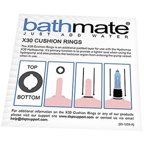 We suggest that you use the pump for 10 to 15 minutes per session, once per day. Bathmate hydromax x30 cushion pads