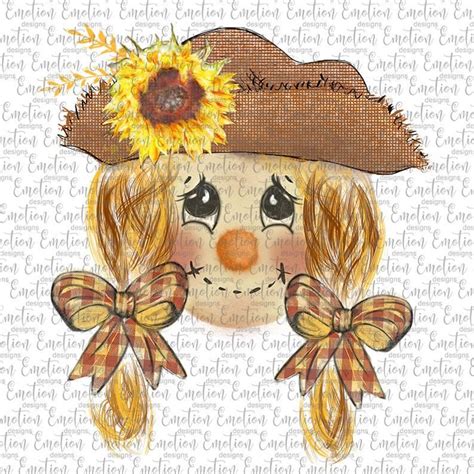 Scarecrow Drawing Scarecrow Painting Scarecrow Face Autumn Painting