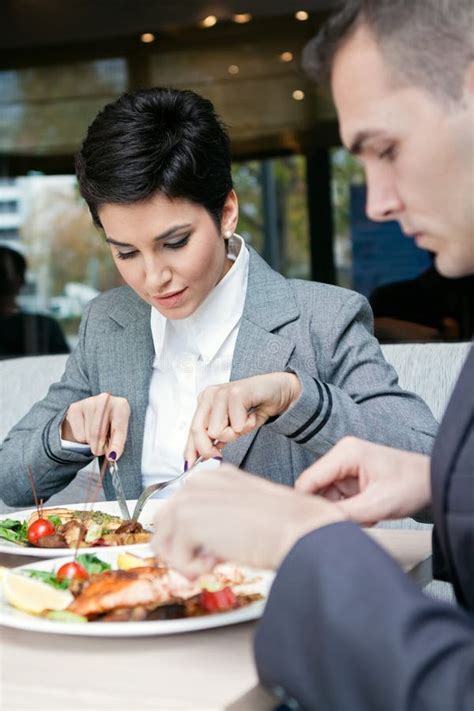 Business Lunch Stock Photo Image Of Business Restaurant 30951742
