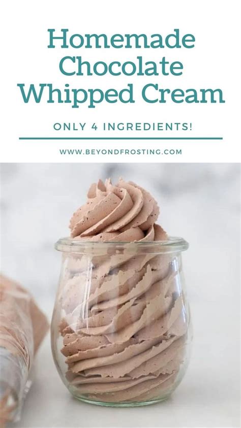 Easy Chocolate Whipped Cream An Immersive Guide By Beyond Frosting