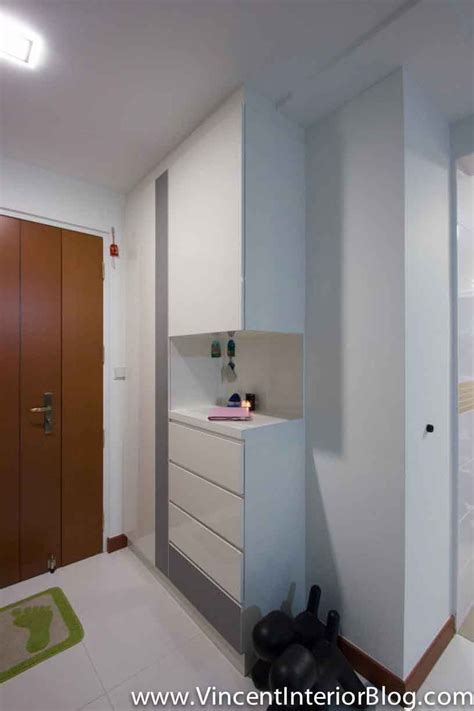 These shoe cabinets and racks will help you tame the clutter in your home while, in some cases, also providing you with an attractive piece of furniture. Modern home interior design, 3 room hdb, Bto 3 room hdb