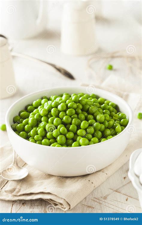 Organic Steamed Fresh Green Peas Stock Image Image Of Plant Organic
