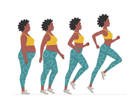 840 Overweight Woman Running Illustrations Royalty Free Vector