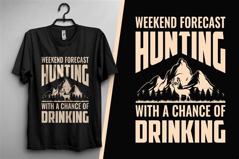 Hunting Quotes T Shirt Design Graphic By Styrine Creative Fabrica