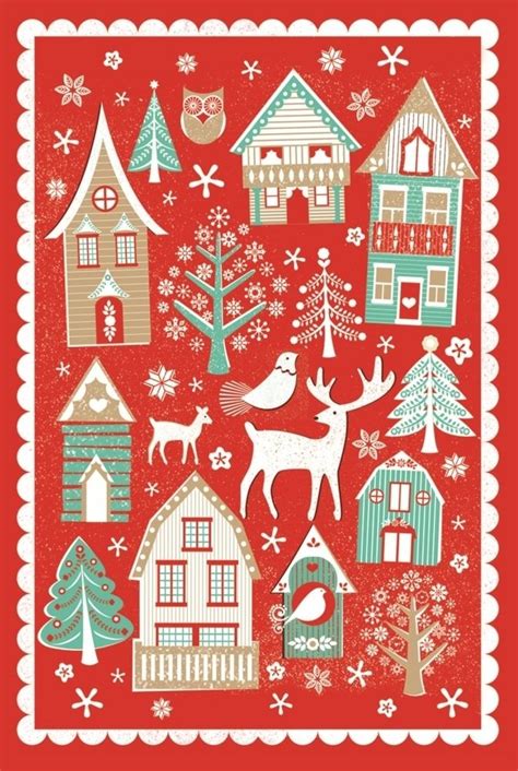 10 Nordic Christmas Cards From National Trust Christmas Prints