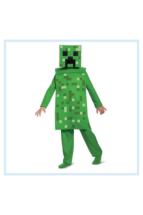 Minecraft Classic Creeper Jumpsuit Childs Halloween Costume Bed Bath