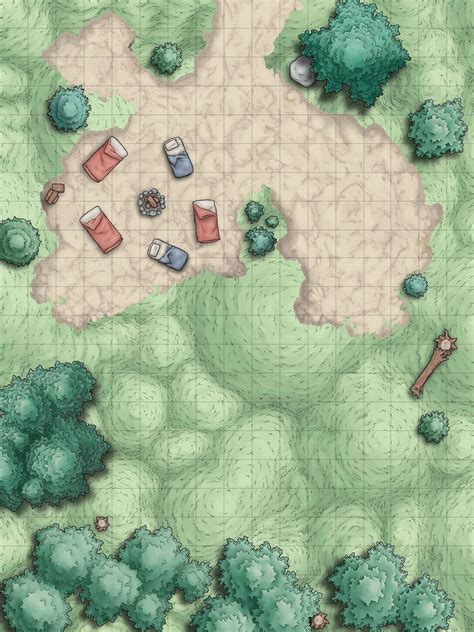 Orc Camp 30x40 Battlemaps Dnd World Map Fantasy Map Dungeon Maps Porn