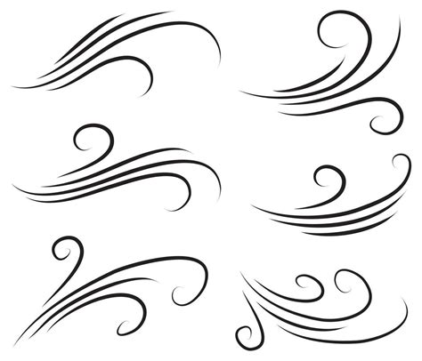 Doodle Wind Illustration Vector Handrawn Style 6868240 Vector Art At