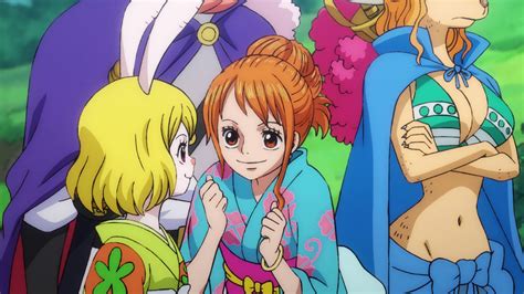 Carrot Nami And Wanda In Episode 959 One Piece By Berg Anime On