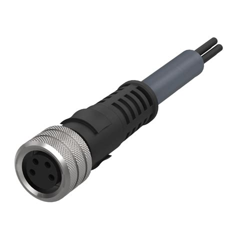 Cable Sets Circular Connector M8 4 Pin With Coupling Ring Elobau