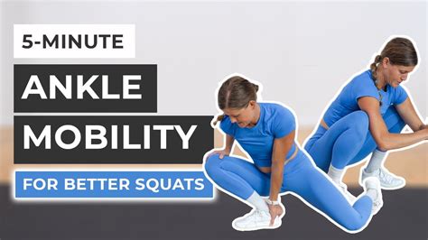 5 Minute Ankle Mobility For Better Squats Youtube