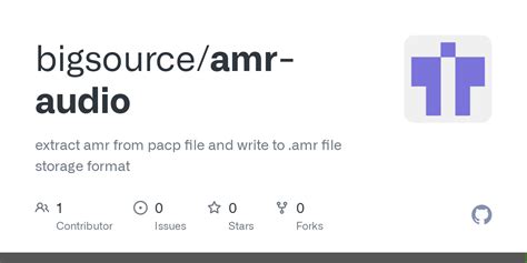 Github Bigsourceamr Audio Extract Amr From Pacp File And Write To