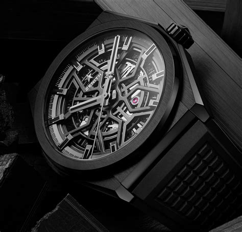 Zenith Defy Classic Black Ceramic Watch Ablogtowatch