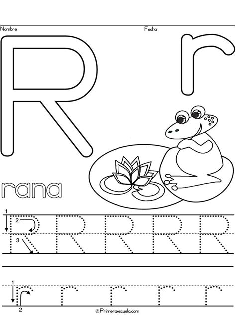 dibujos para colorear con fonema r