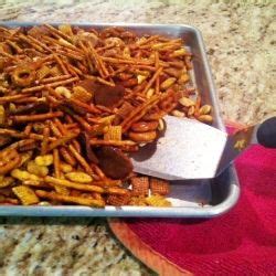 Bag regular size fritos 2 c. Sweet and Spicy Texas Trash by porkandperiwinkle | Recipes, Appetizer recipes, Chex mix recipes ...