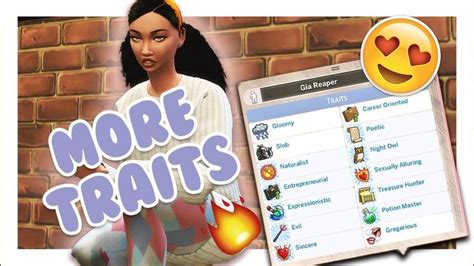 Add More Cas Traits Mod The Sims 4 Mods Sims 4 Jobs Sims 4 Traits