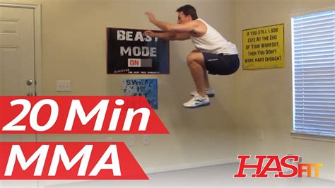 20 Minute Mma Training Exercise Hasfit Mixed Martial