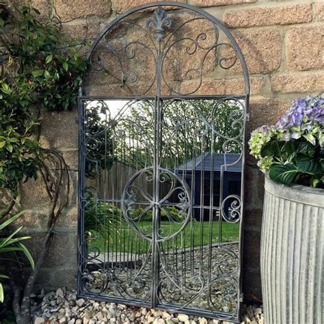 Wrought Iron Garden Gate Mirrors Fasci Garden