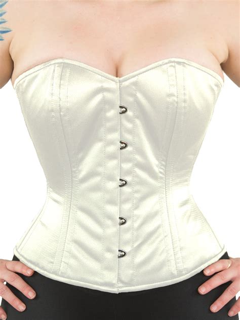 overbust satin steel boned corset cs 411ob orchard corset