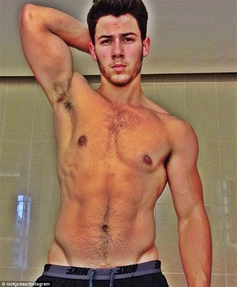 Nick Jonas Shares Shirtless Photo Of Buff Upper Body With More Than Million Twitter Fans