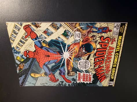 Amazing Spider Man 123 1973 Vf 85 Luke Cage Power Man Battle Cover