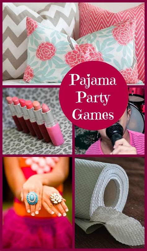 Five Fun Pajama Party Games For Girls Pajama Party Games Party Games And Pyjamas