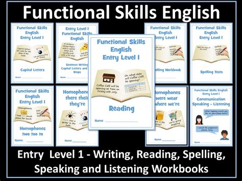Functional Skills English Entry Level 1 Resources Teaching Resources
