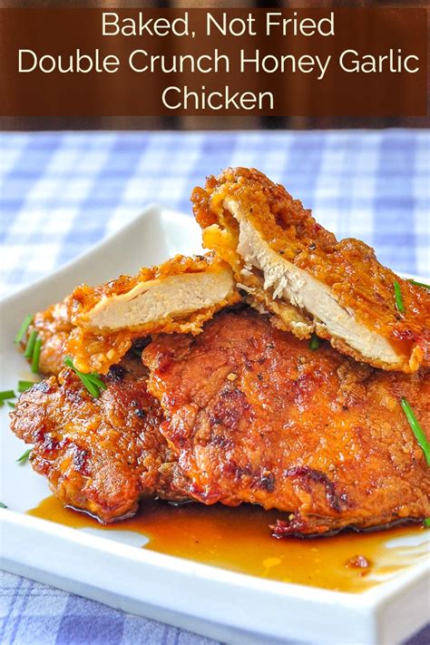 Sweet, crispy chicken wings with a honey garlic sriracha sauce made easy in the oven. Double Crunch Honey Garlic Chicken Breasts - millions of ...
