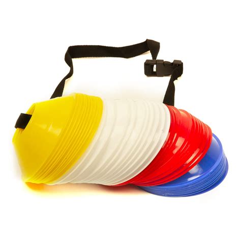 Buy Gsi Mini Soccer Cones Saucer Cones Disc Cones With Shoulder Strap