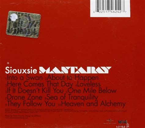 Siouxsie Mantaray Cd Opus3a