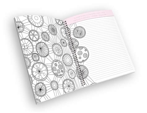 Coloring Journals With Modern Designs School Datebooks