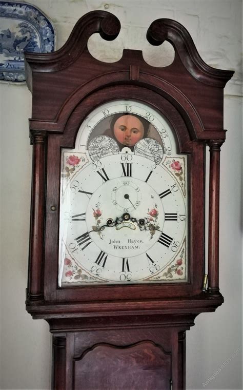 Antiques Atlas Late 18th Cent Moon Dial Long Case Clock