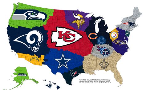 Nfl Game Coverage Map Week 17