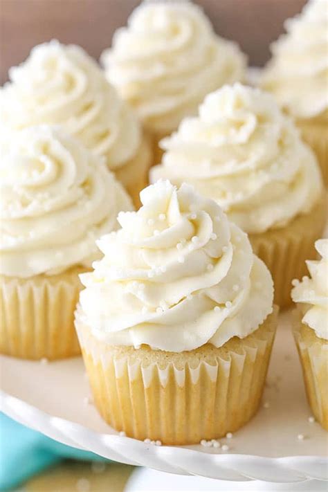Classic Vanilla Cupcakes Recipe Easy Vanilla Cupcake Frosting Recipe