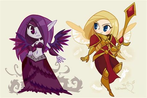 Morgana And Kayle By Inkinesss On Deviantart Personagens