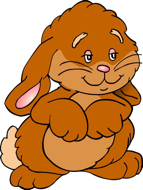 111 Rabbit Clipart Clipart Fans Brown Easter Bunny Clipart Original